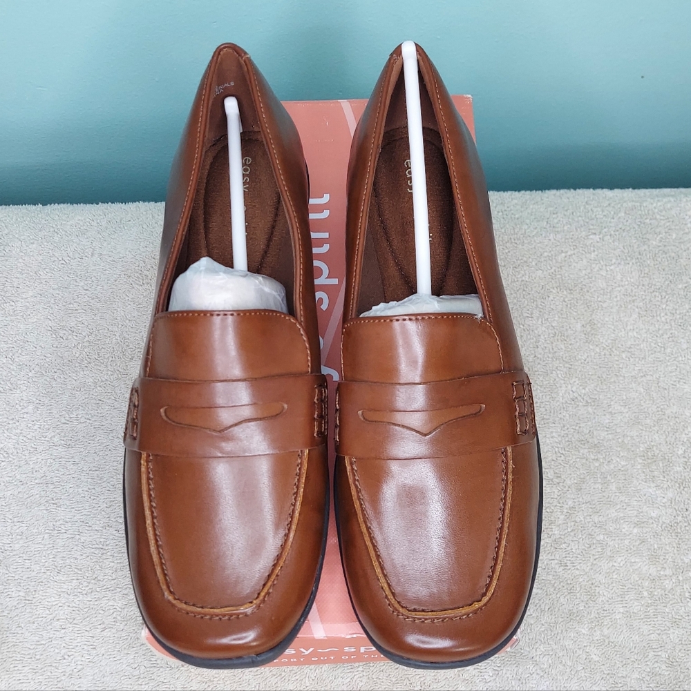 Easy Spirit Aerily Medium Brown Loafers Women's Size 8M Brand New In Box - Picture 14 of 16